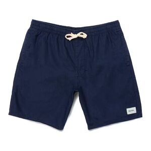 Rhythm Men’s Classic Linen Jam Shorts in Navy Blue Size 32